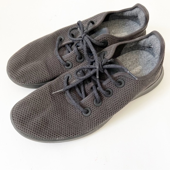 Allbirds Men’s Tree Runner Sneakers Black - Picture 2 of 9